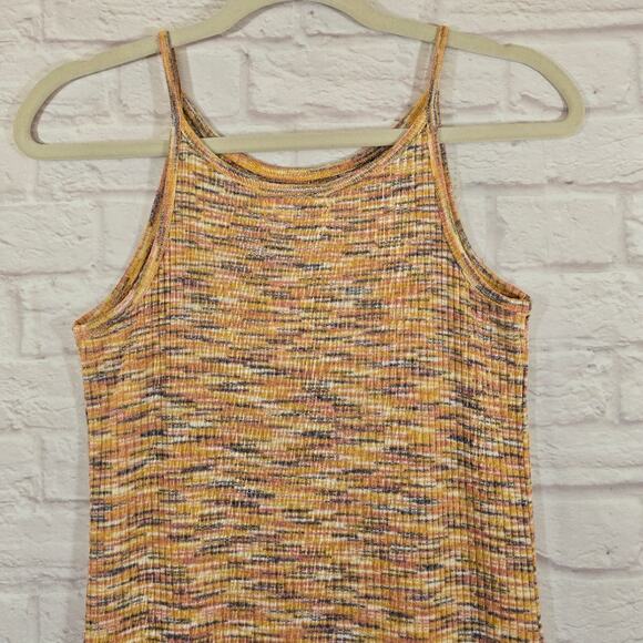 Y Maurices 24/7 Multicolor Space Dye Bodycon Midi Dress NWT Womens Size S Yellow - Picture 5 of 8